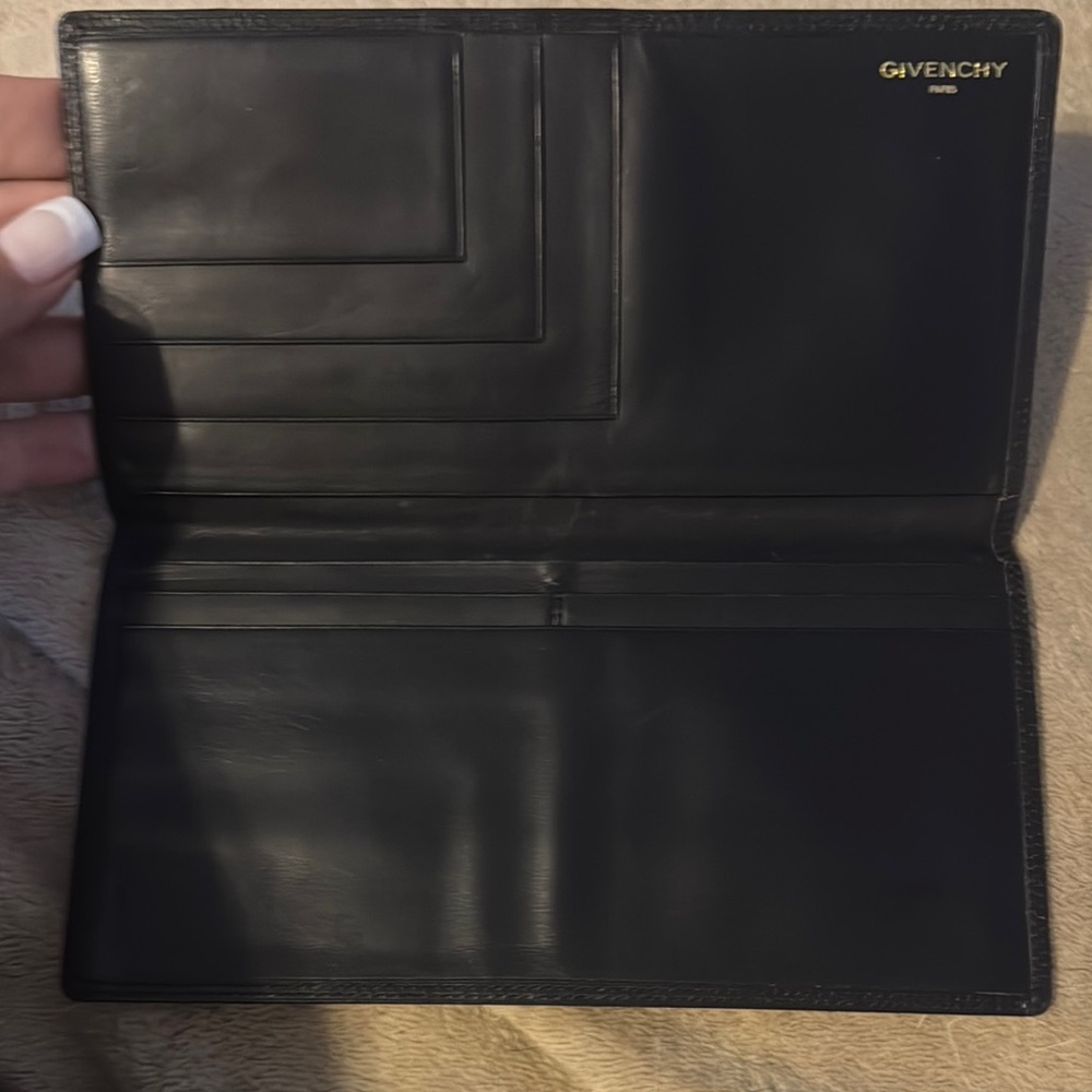 Givenchy Black Leather Card Holder